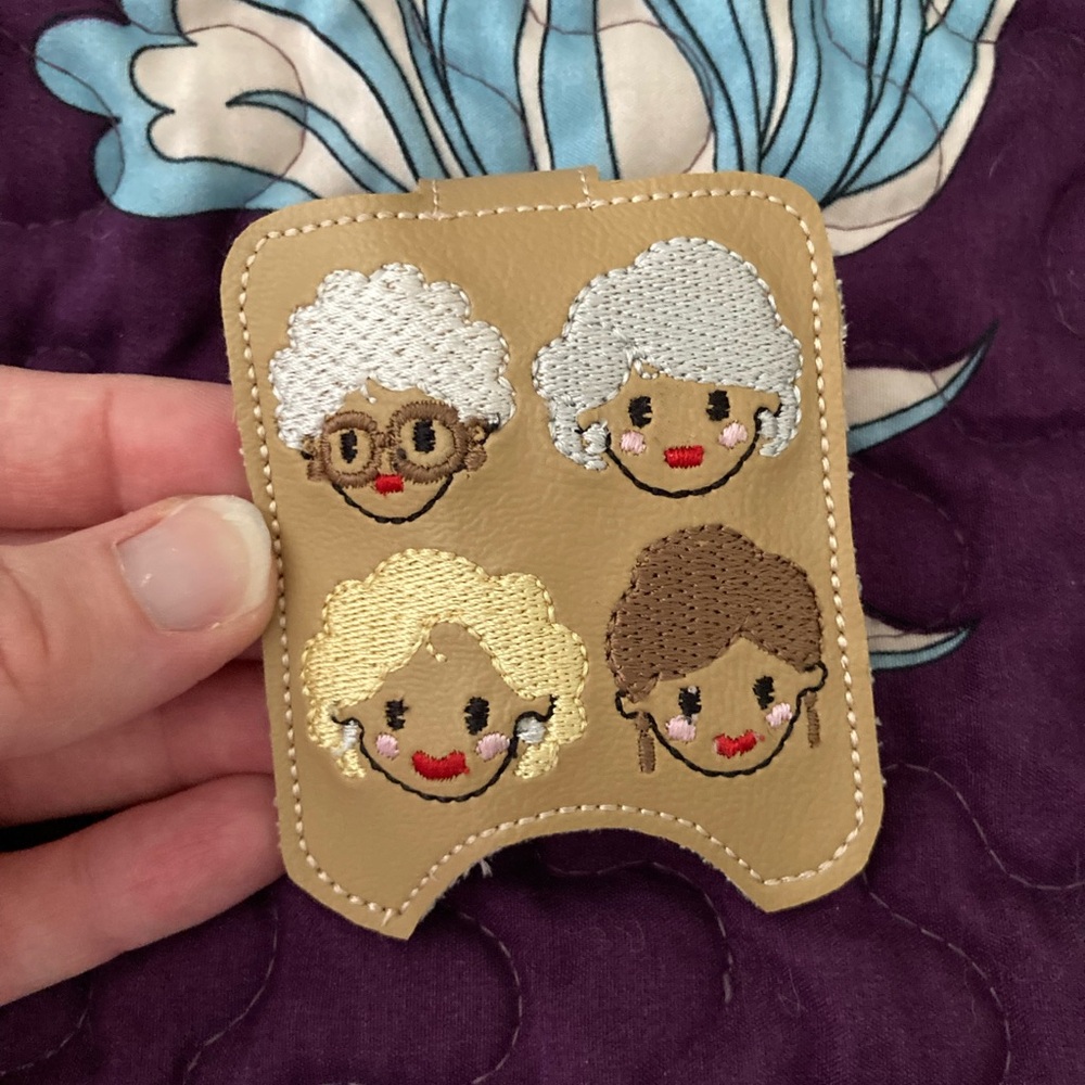 Embroidered Golden Girls Hand Sanitizer Case